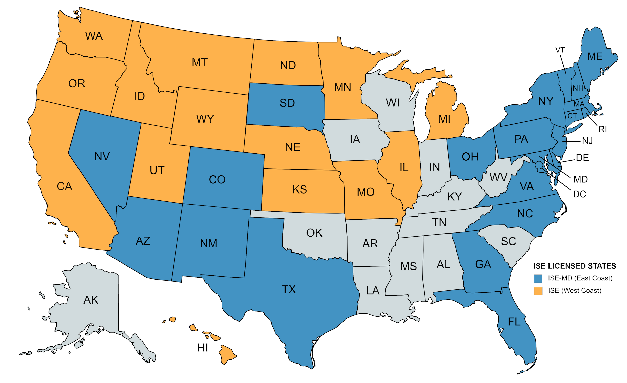 ISE_LICENSED_STATES 2023-04-25